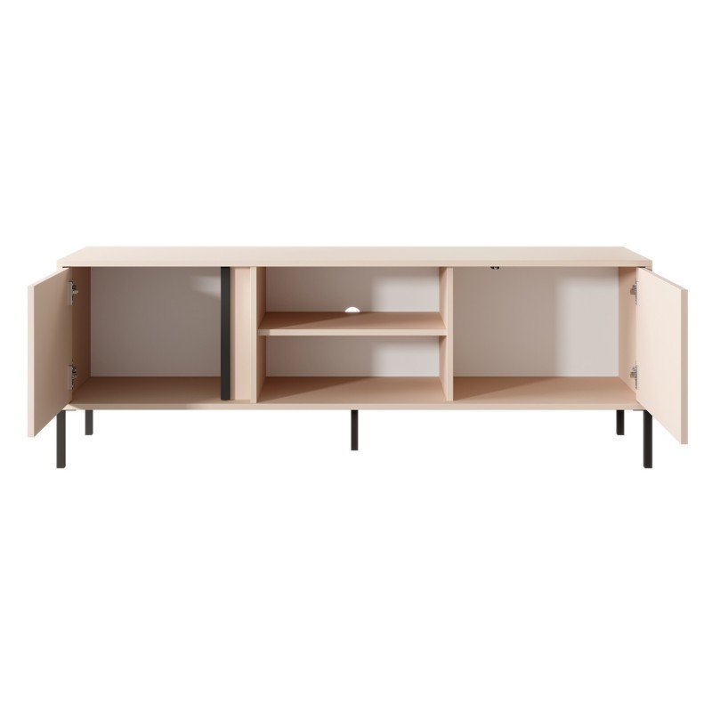 Meuble TV HULDA beige 153cm