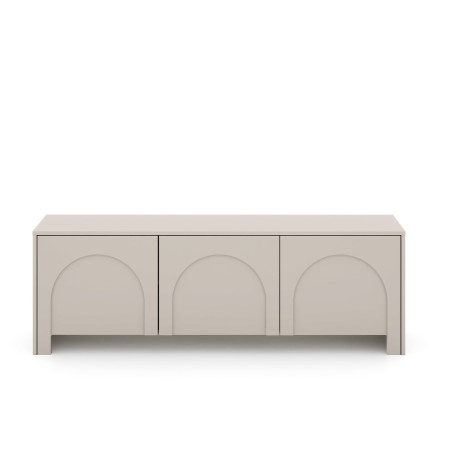 Meuble TV EDDA coloris cachemire 3 portes 150cm