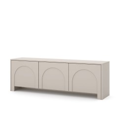 Meuble TV EDDA coloris cachemire 3 portes 150cm