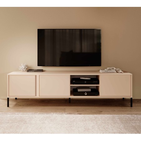 Meuble TV HULDA beige 203cm