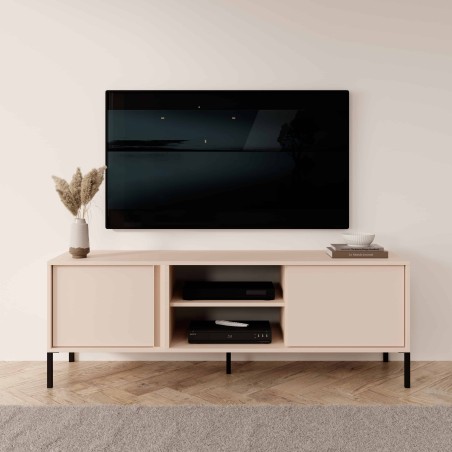 Meuble TV HULDA beige 153cm