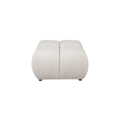 Pouf TASCA tissu bouclette grège
