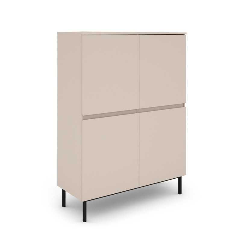 Buffet haut ARNI cachemire 4 portes 100cm