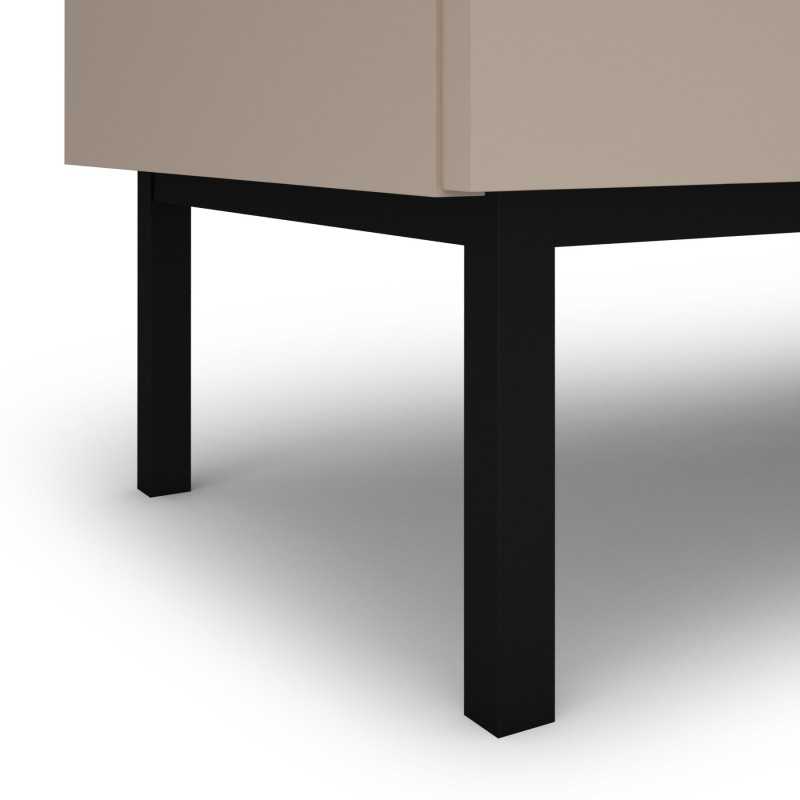 Buffet haut ARNI cachemire 4 portes 100cm