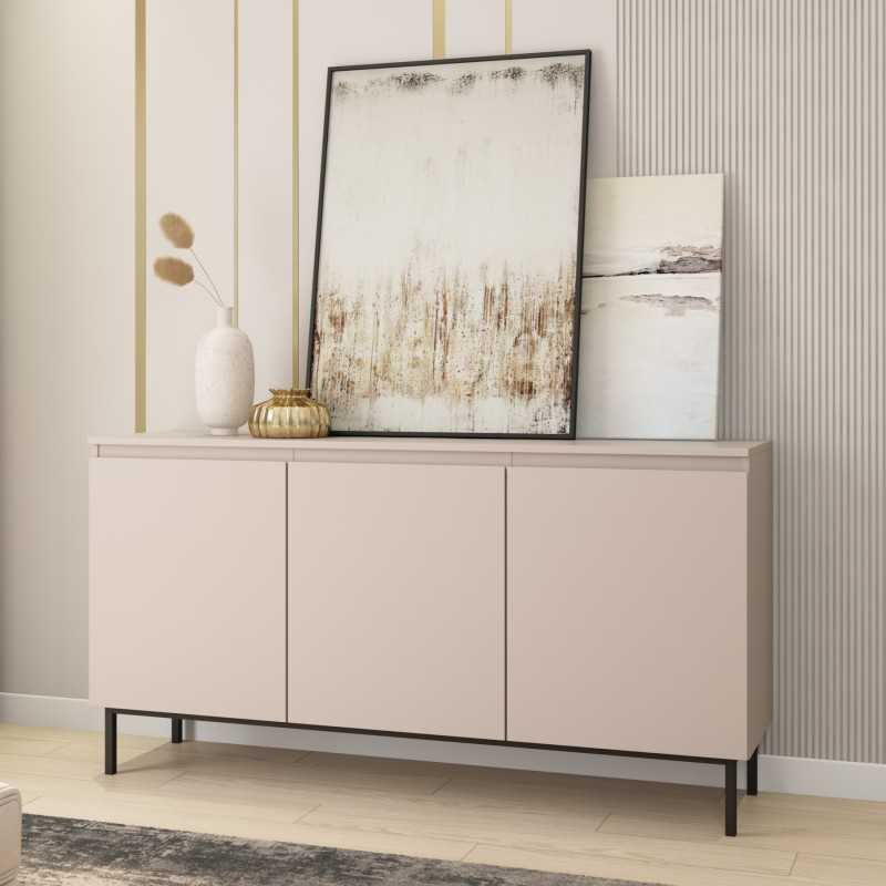 Buffet ARNI cachemire 3 portes 150cm