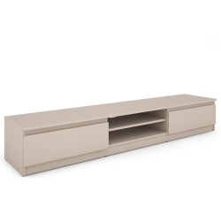 Meuble TV SNORRI cachemire 2 portes 175cm