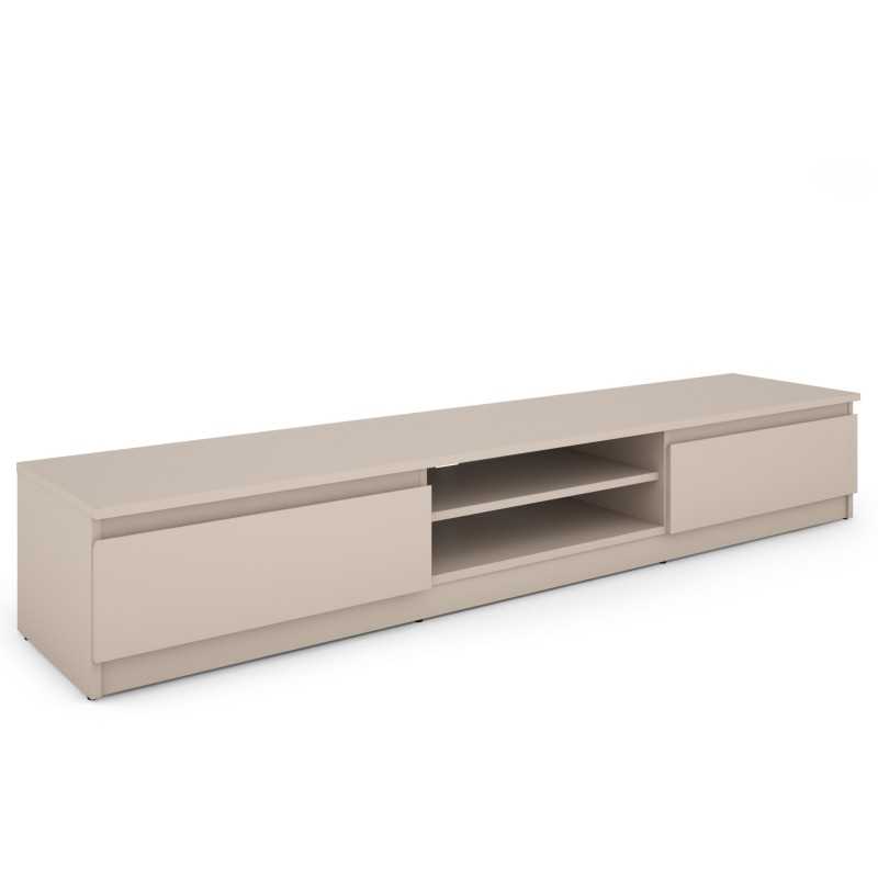 Meuble TV SNORRI cachemire 2 portes 175cm