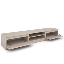 Meuble TV SNORRI cachemire 2 portes 175cm