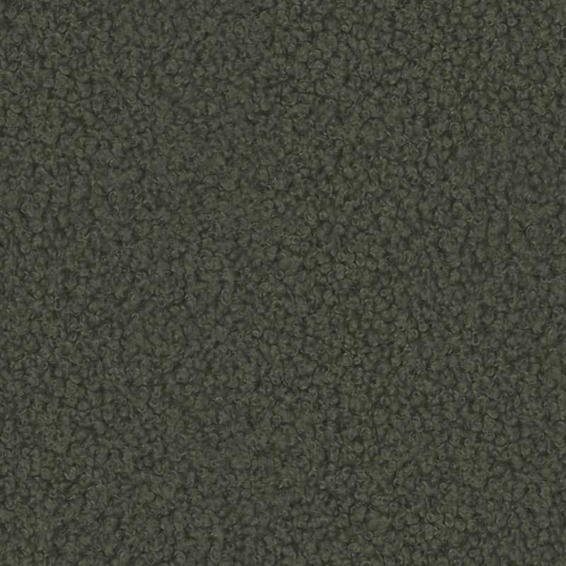Pouf TASCA tissu bouclette vert kaki