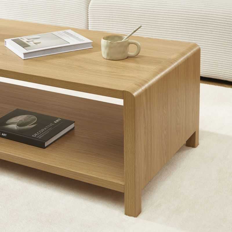 Table basse UTICA effet chêne