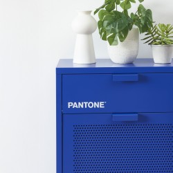 Meuble à chaussures PANTONE métal bleu électrique