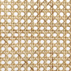 Lot de 2 chaises ELLA cannage velours côtelé terracotta