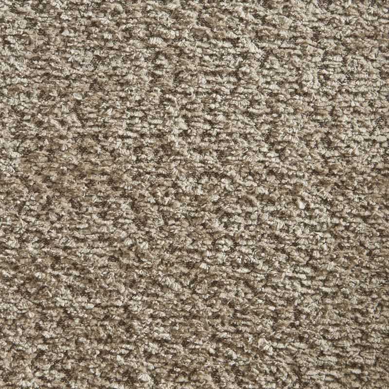 Lot de 2 chaises GIJA tissu marron glacé