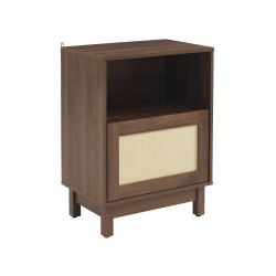 Table de chevet HARIA effet noyer