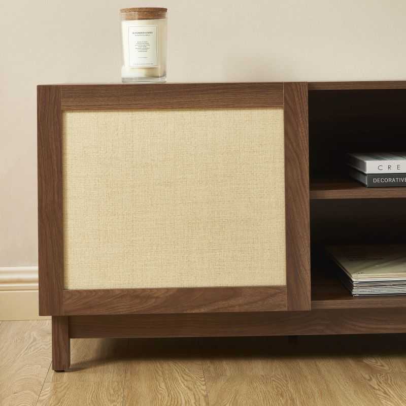 Meuble TV HARIA effet noyer