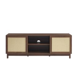 Meuble TV HARIA effet noyer
