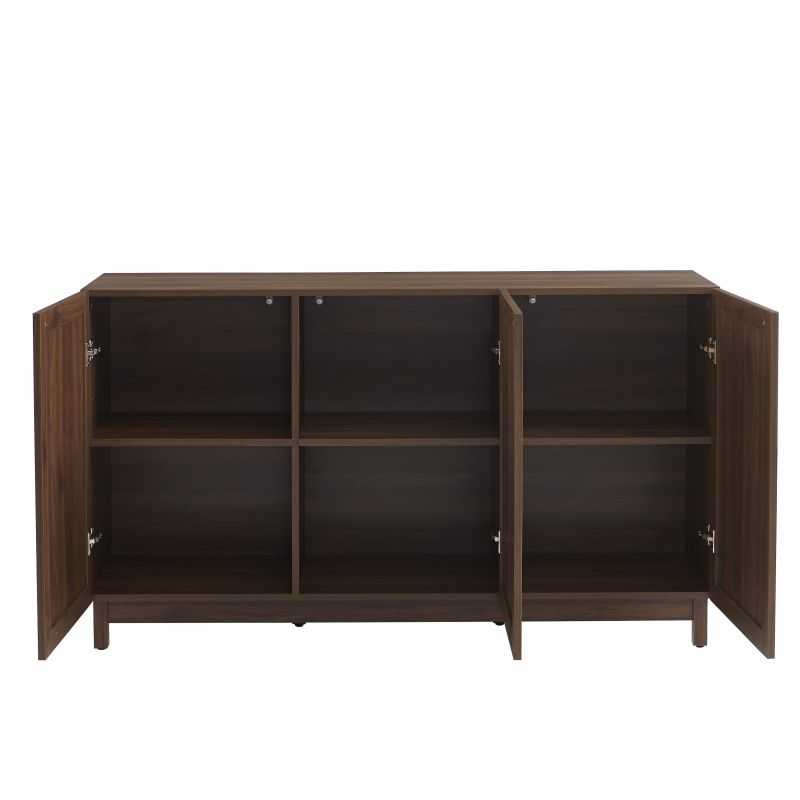 Buffet HARIA effet noyer