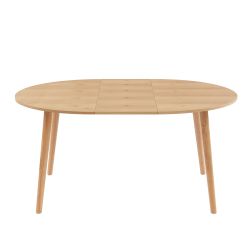 Table extensible ORACLE placage chêne 120 à 160cm