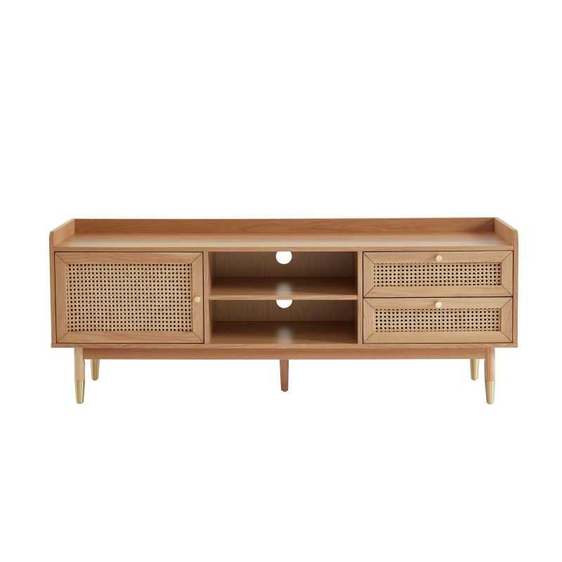 Meuble tv LEON cannage véritable