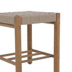 Banc AVI en corde beige
