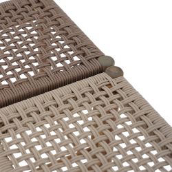 Banc AVI en corde marron clair