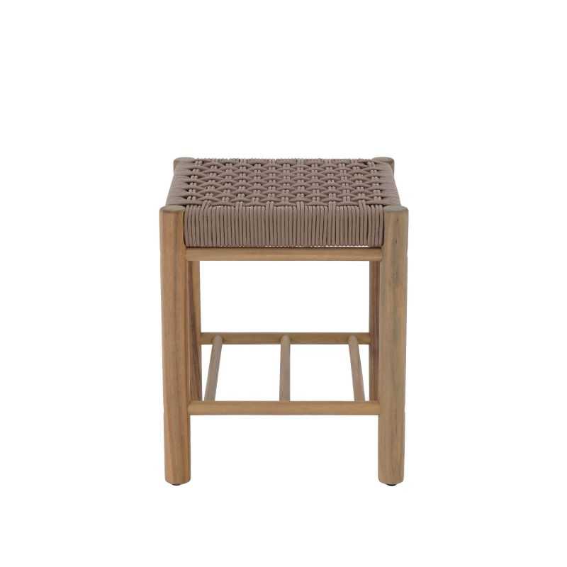 Banc AVI en corde marron clair