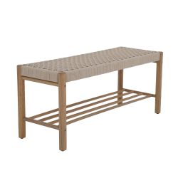 Banc TONGO en corde beige