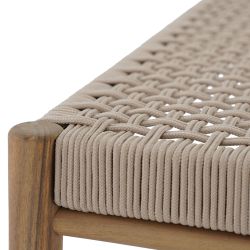 Banc TONGO en corde beige