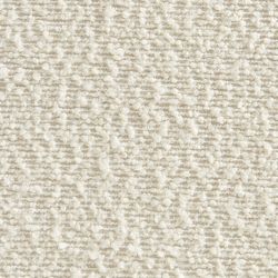 Fauteuil FAREL bouclette écrue et pieds métal noir