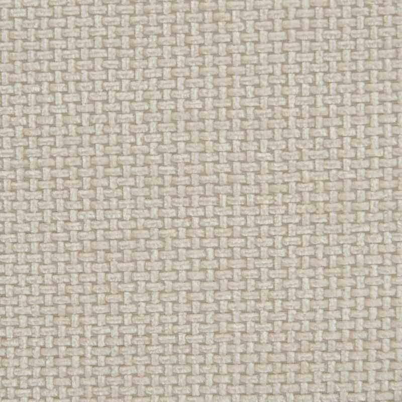 Ensemble banquette et chauffeuse JANIS modulable 3 places tissu chenille écru