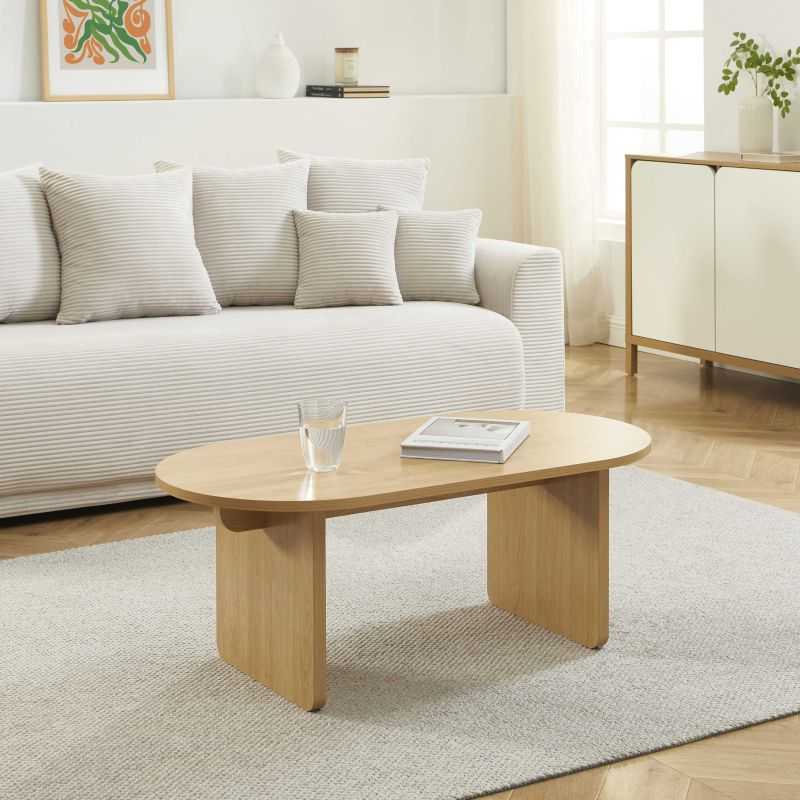 Table basse AFFY effet chêne