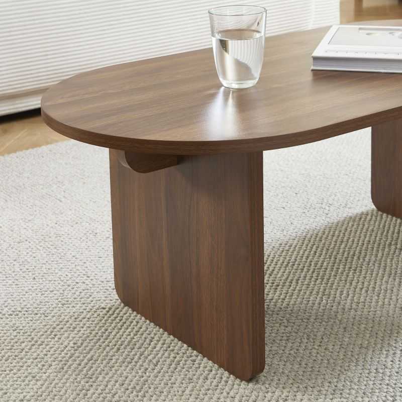 Table basse AFFY effet noyer