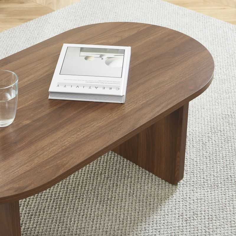 Table basse AFFY effet noyer