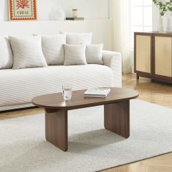 Table basse AFFY effet noyer