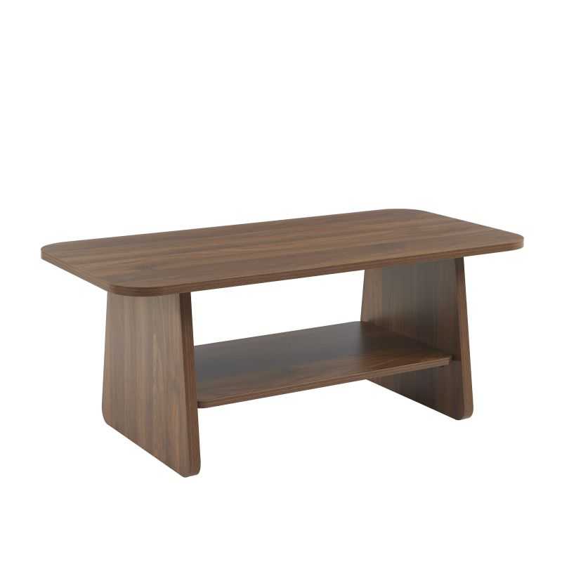 Table basse LANGO effet noyer