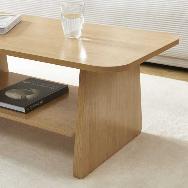 Table basse LANGO effet chêne