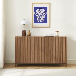 Buffet ORCA effet noyer 3 portes 140 cm