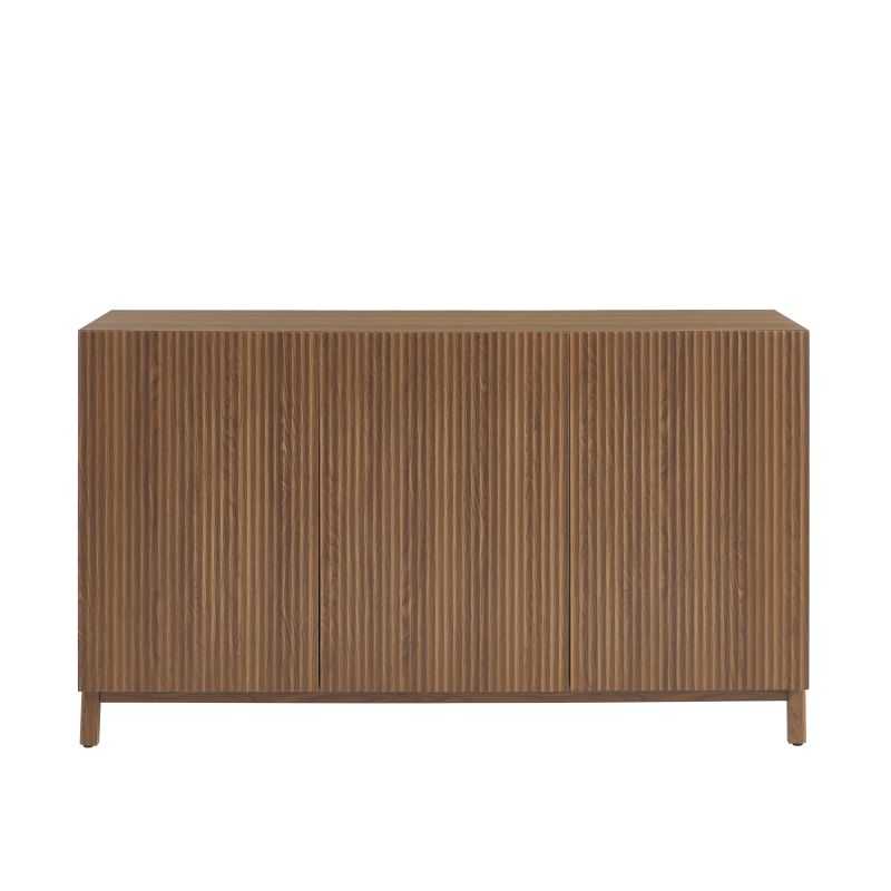 Buffet ORCA effet noyer 3 portes 140 cm