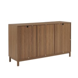 Buffet ORCA effet noyer 3 portes 140 cm