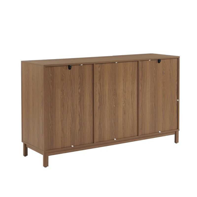 Buffet ORCA effet noyer 3 portes 140 cm