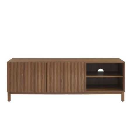 Meuble TV ORCA effet noyer 140 cm