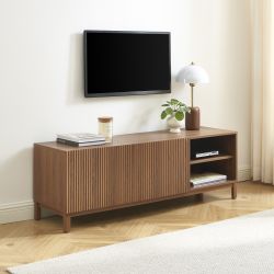 Meuble TV ORCA effet noyer 140 cm