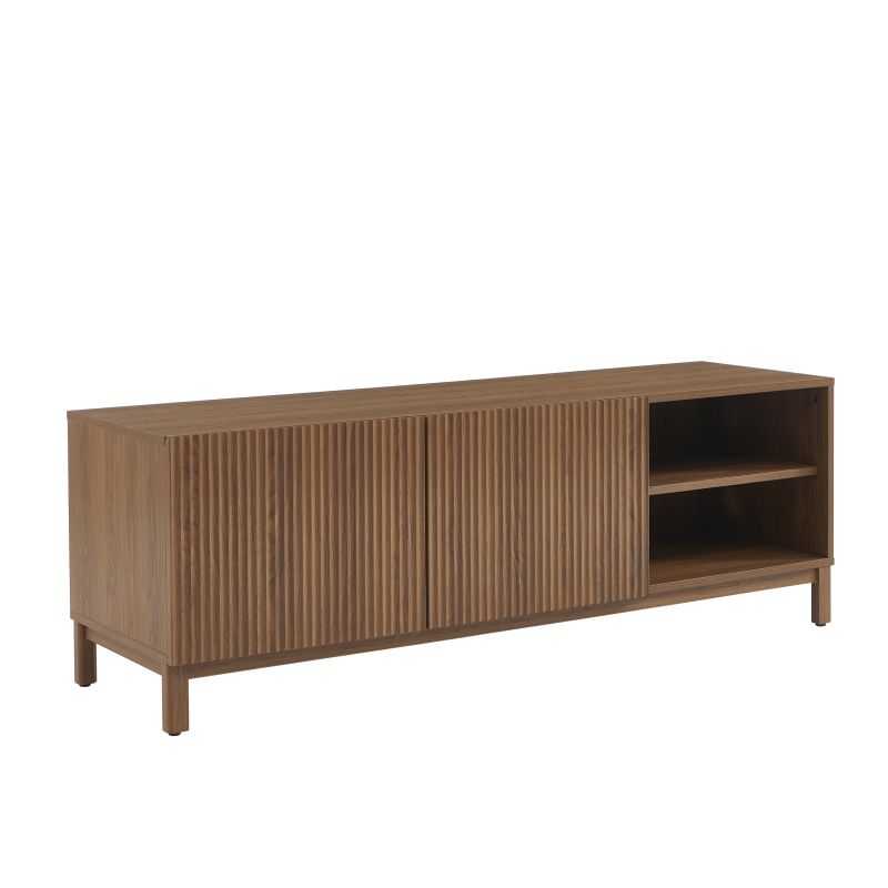 Meuble TV ORCA effet noyer 140 cm