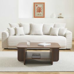 Table basse ROKIA effet noyer