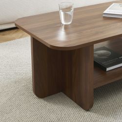Table basse ROKIA effet noyer