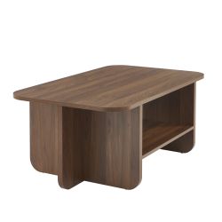 Table basse ROKIA effet noyer