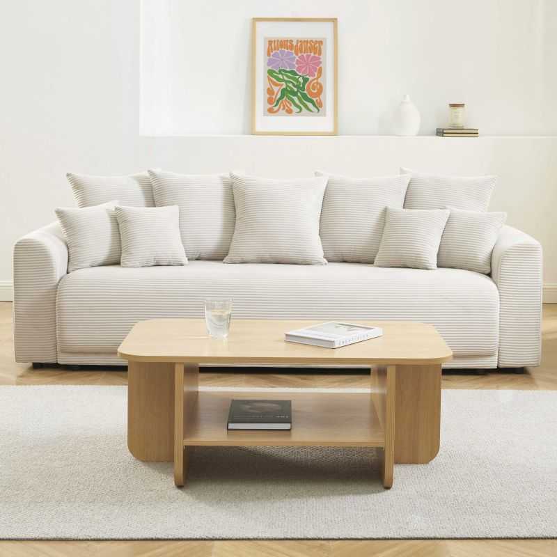 Table basse ROKIA effet chêne