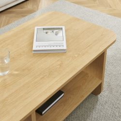 Table basse ROKIA effet chêne