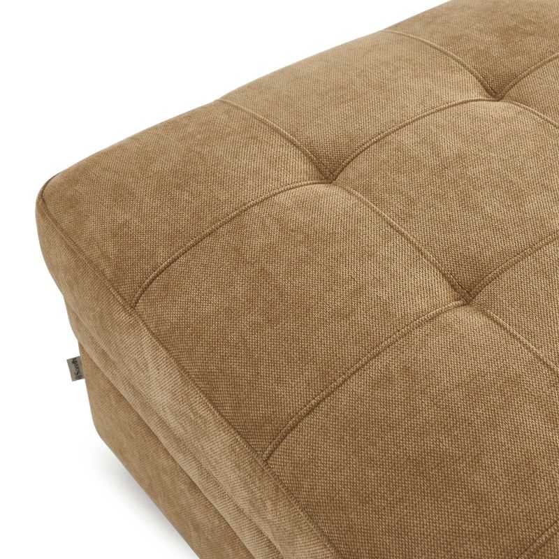 Pouf BILLIE tissu chenille écureuil