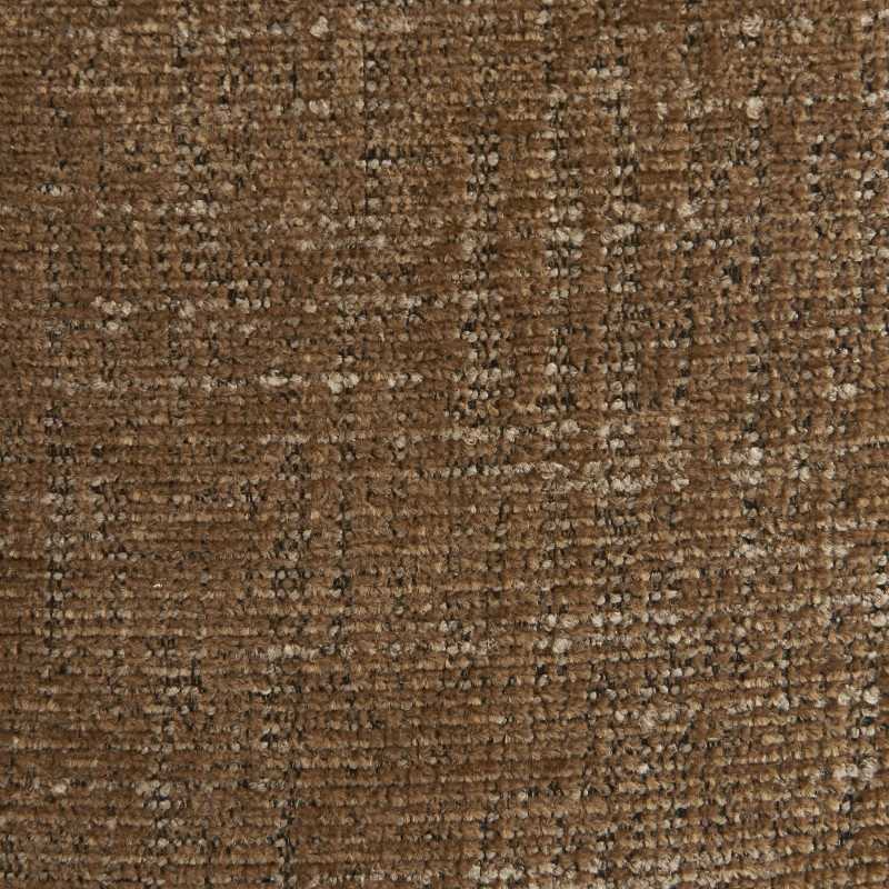 Canapé droit SUNNY 2 places tissu tweed marron
